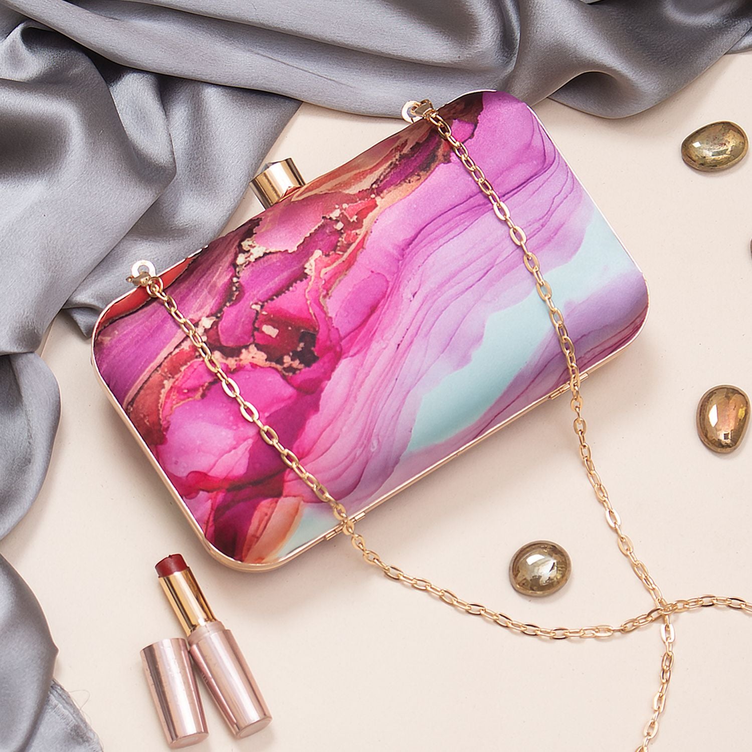 Swisni Printed Clutches - SWIS-747 - Detail View 2