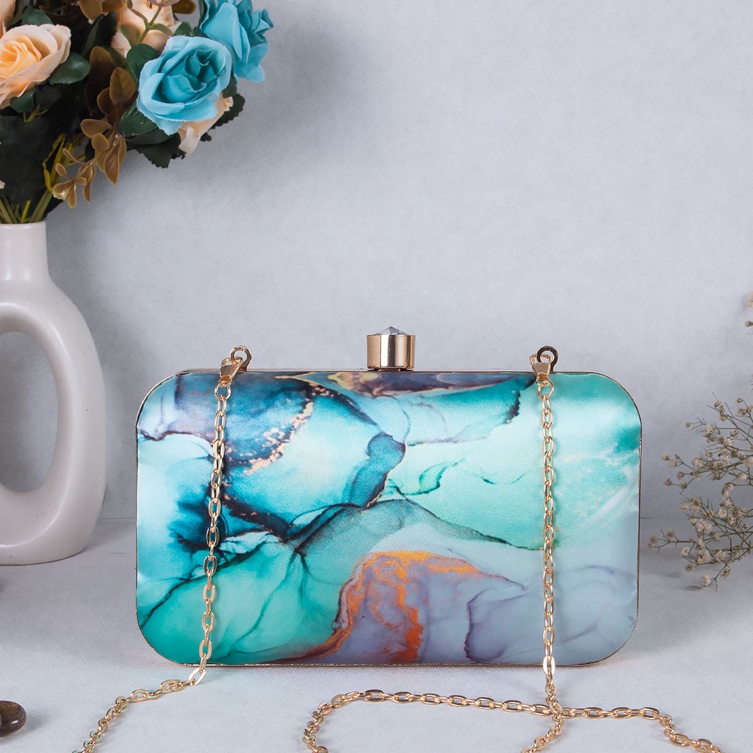Swisni Printed Clutches - SWIS-752 - Creative View