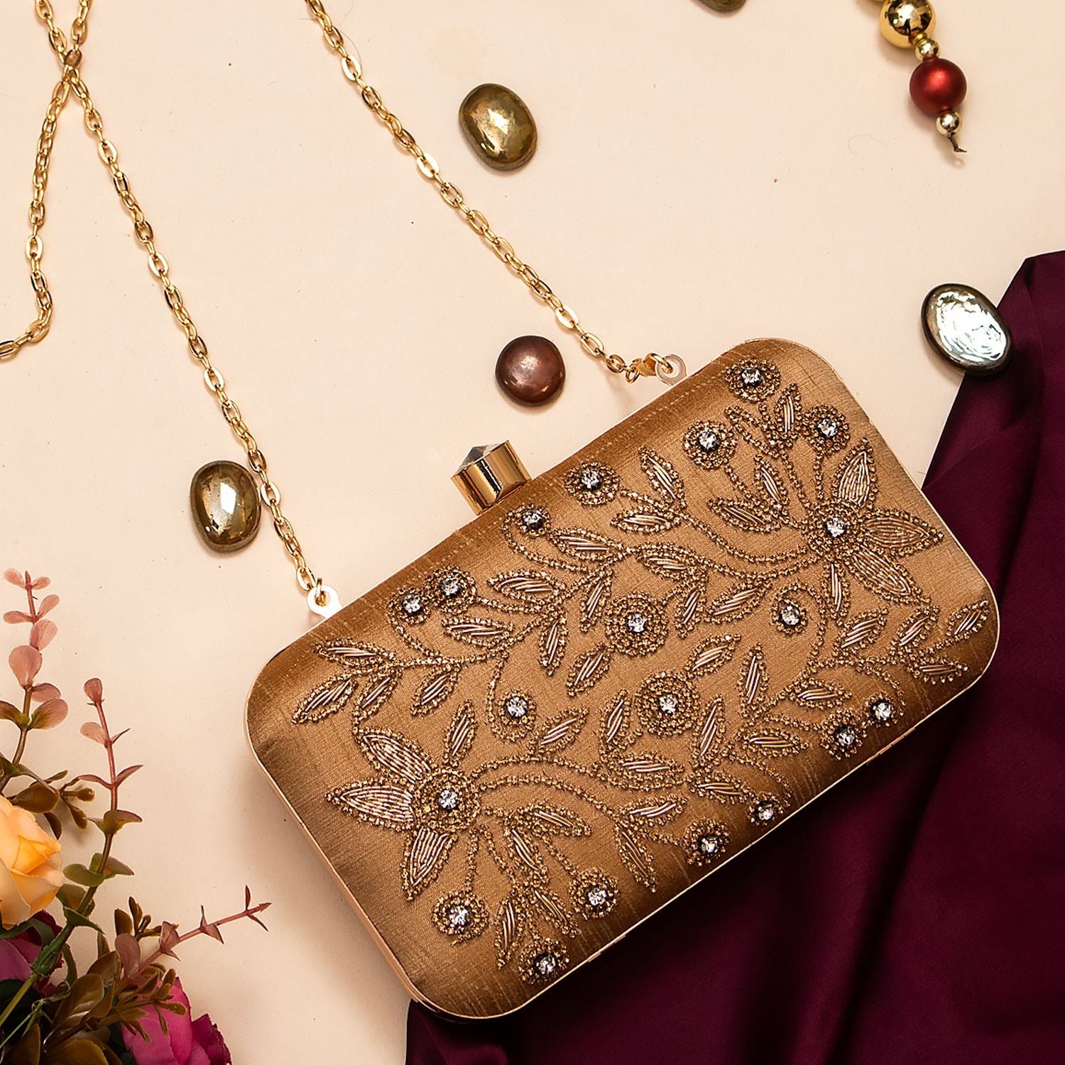 Swisni Embroidered Clutches - SWIS-753 - Detail View 2