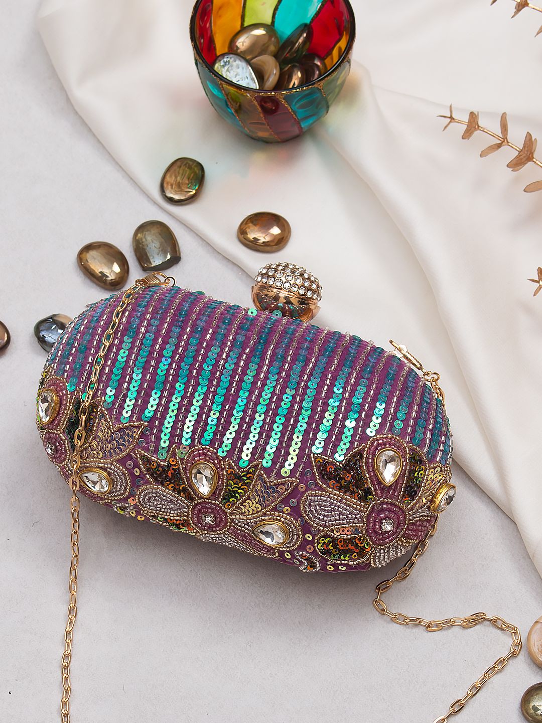 Swisni Embroidered Clutches - SWIS-759 - Detail View 10