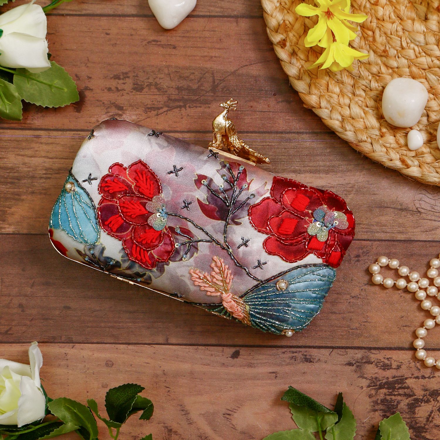 Swisni Embroidered Clutches - SWIS-800 - Creative View