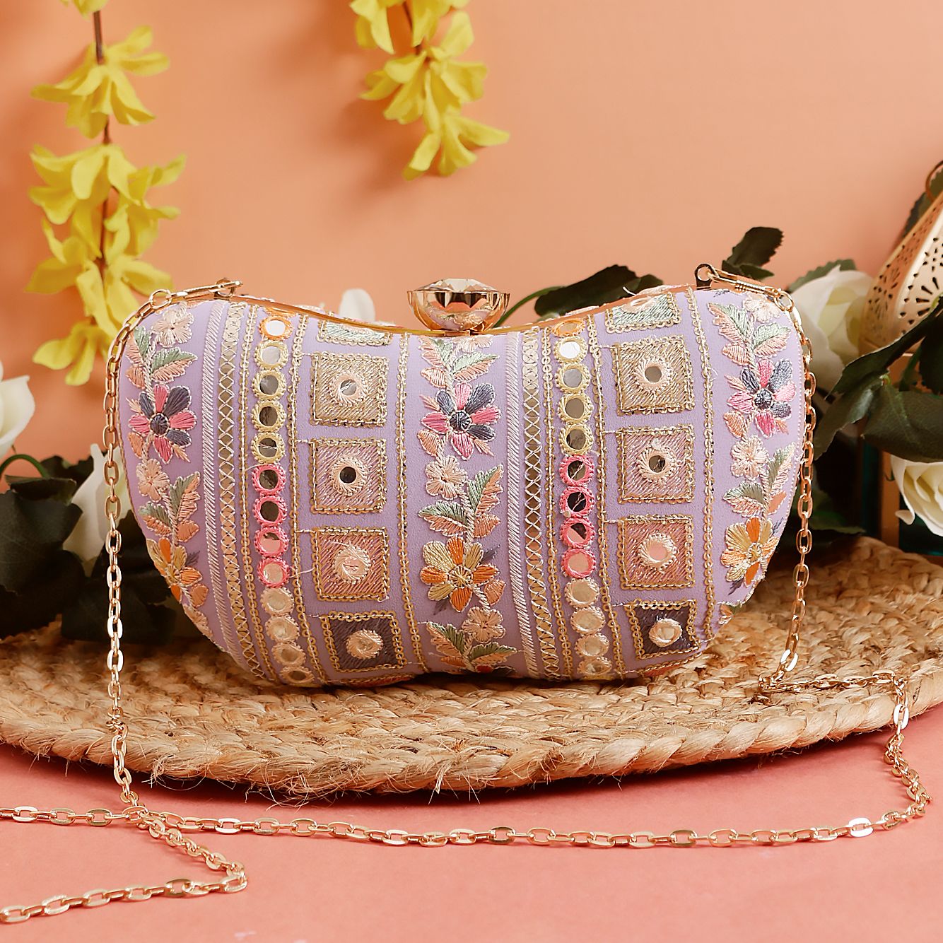 Swisni Embroidered Clutches - SWIS-807 - Creative View