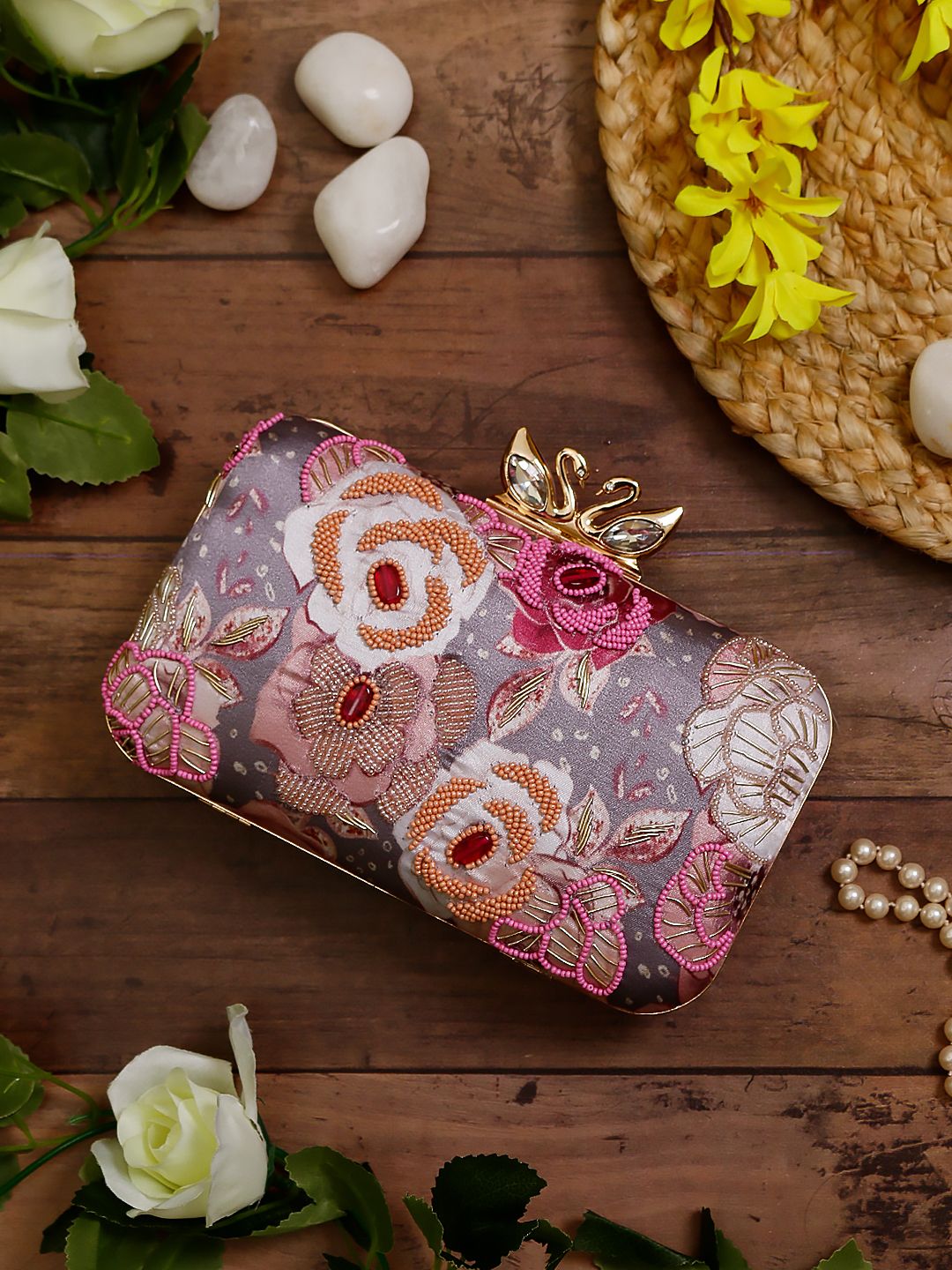 Swisni Embroidered Clutches - SWIS-809 - Detail View 9