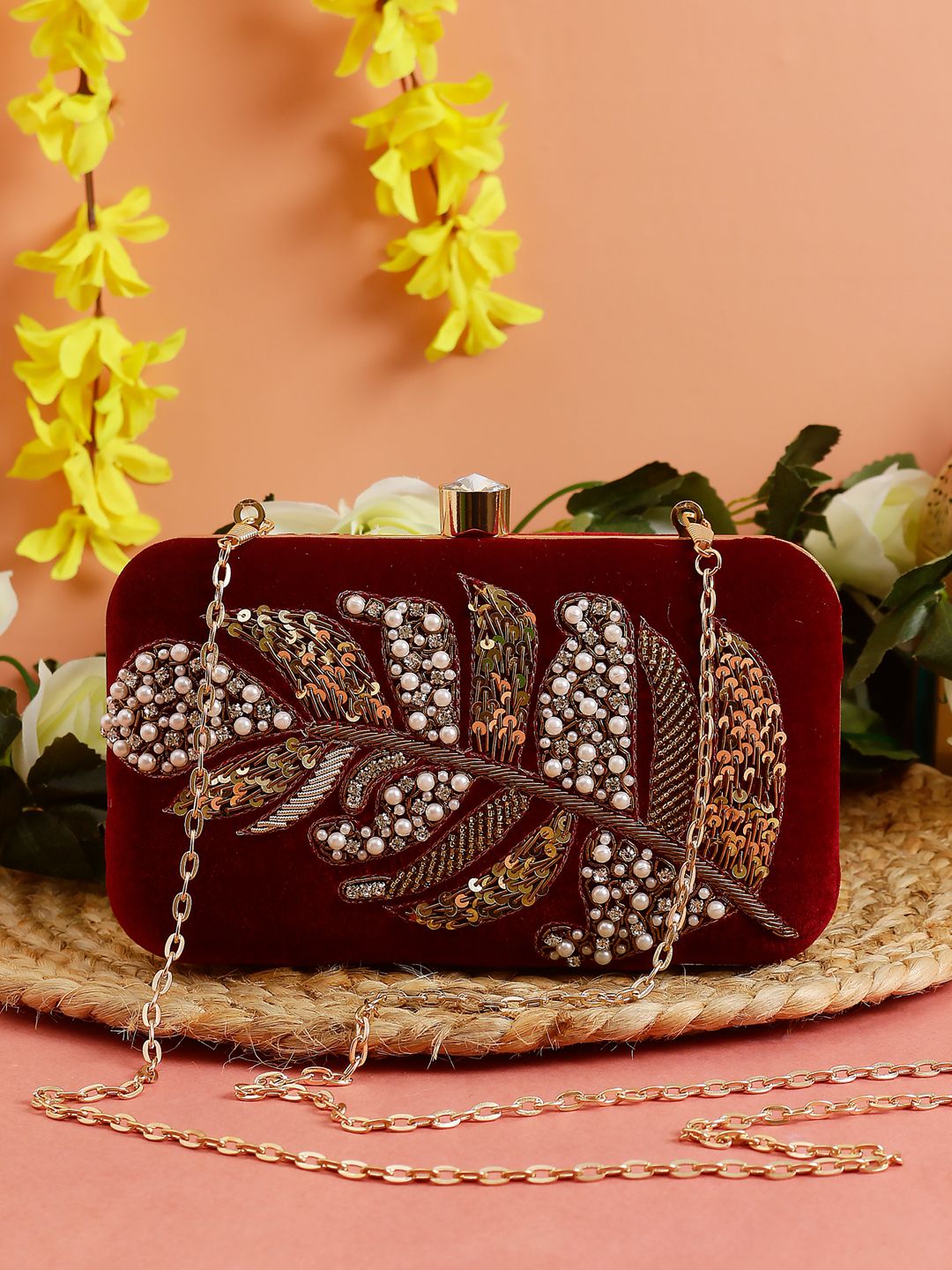 Swisni Embroidered Clutches - SWIS-810 - Detail View 9