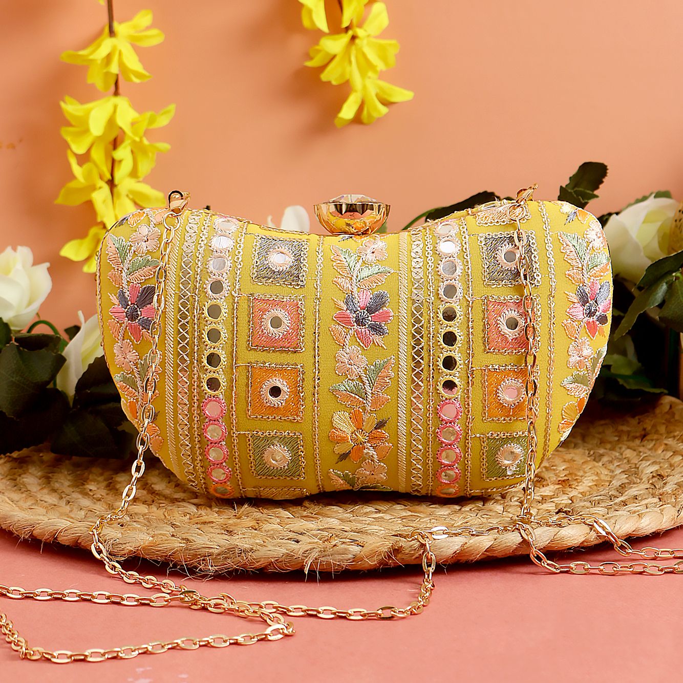 Swisni Embroidered Clutches - SWIS-812 - Creative View