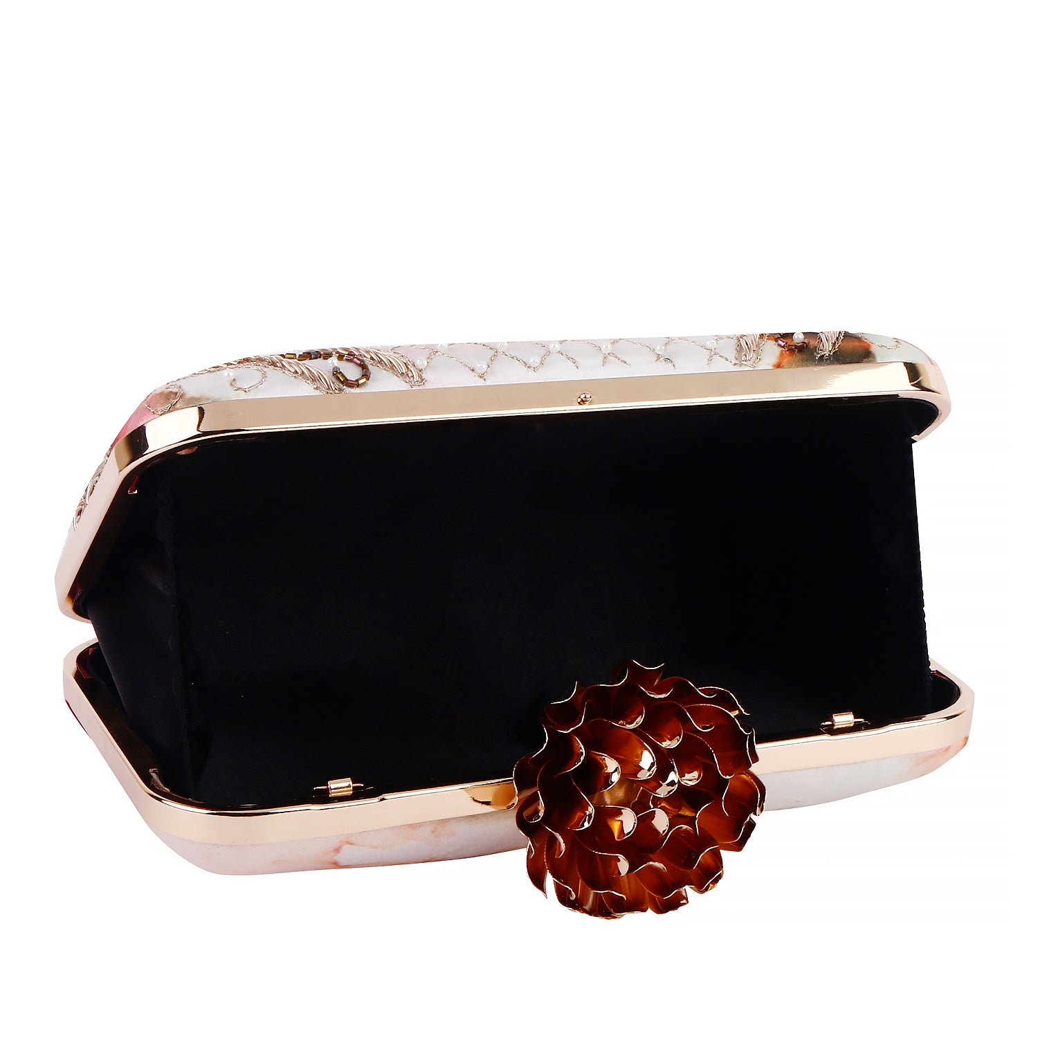Swisni Printed Embroidered Clutches - SWIS-825 - Creative View