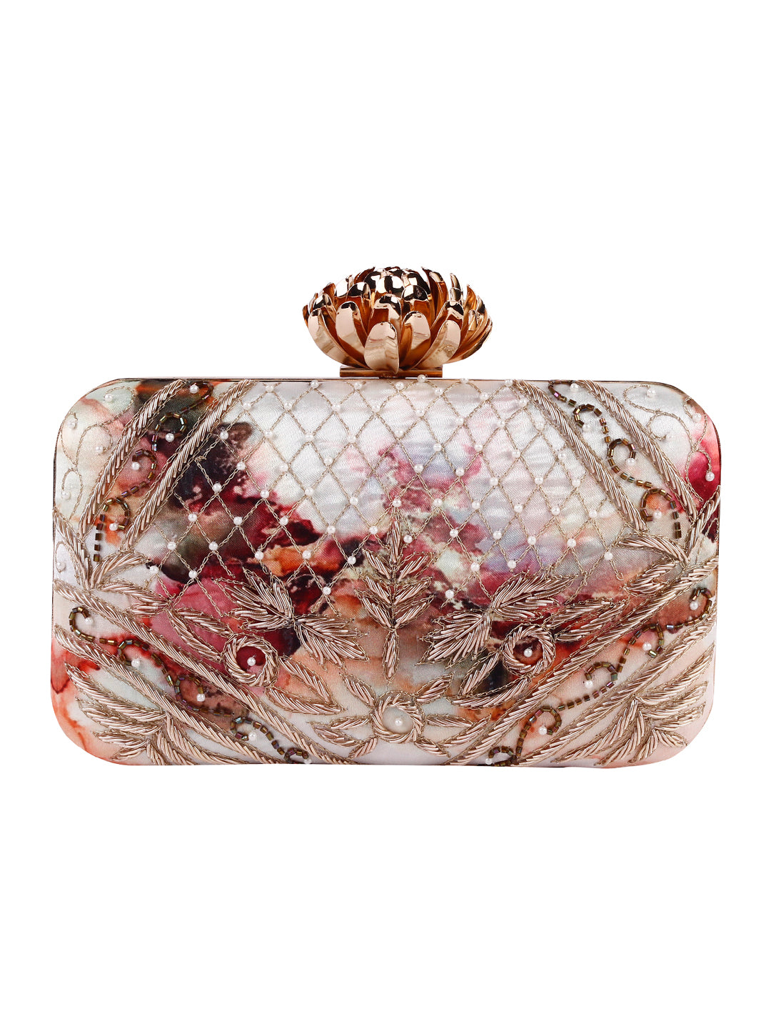 Swisni Printed Embroidered Clutches - SWIS-825 - Detail View 12