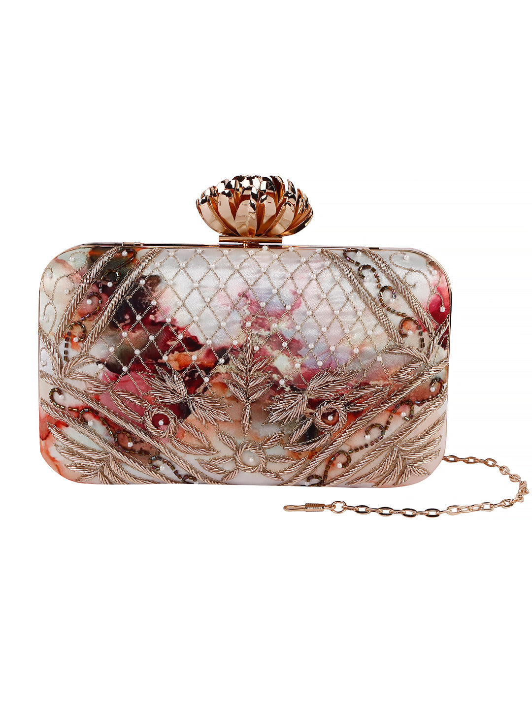 Swisni Printed Embroidered Clutches - SWIS-825 - Detail View 14