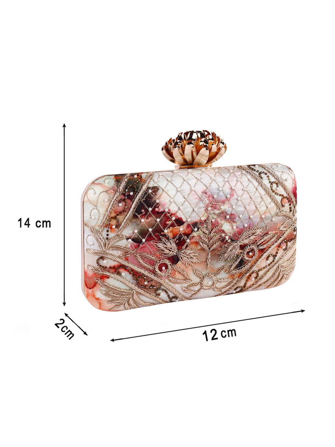 Swisni Printed Embroidered Clutches - SWIS-825 - Detail View 16