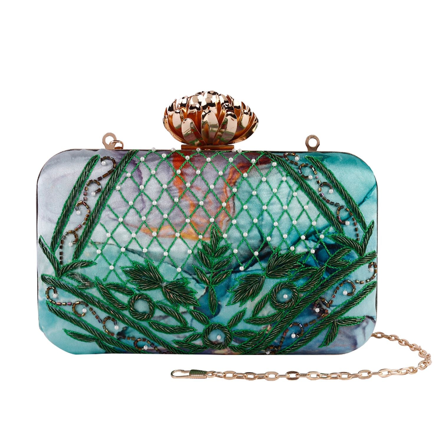 Swisni Embroidered Clutches - SWIS-826 - Detail View 3