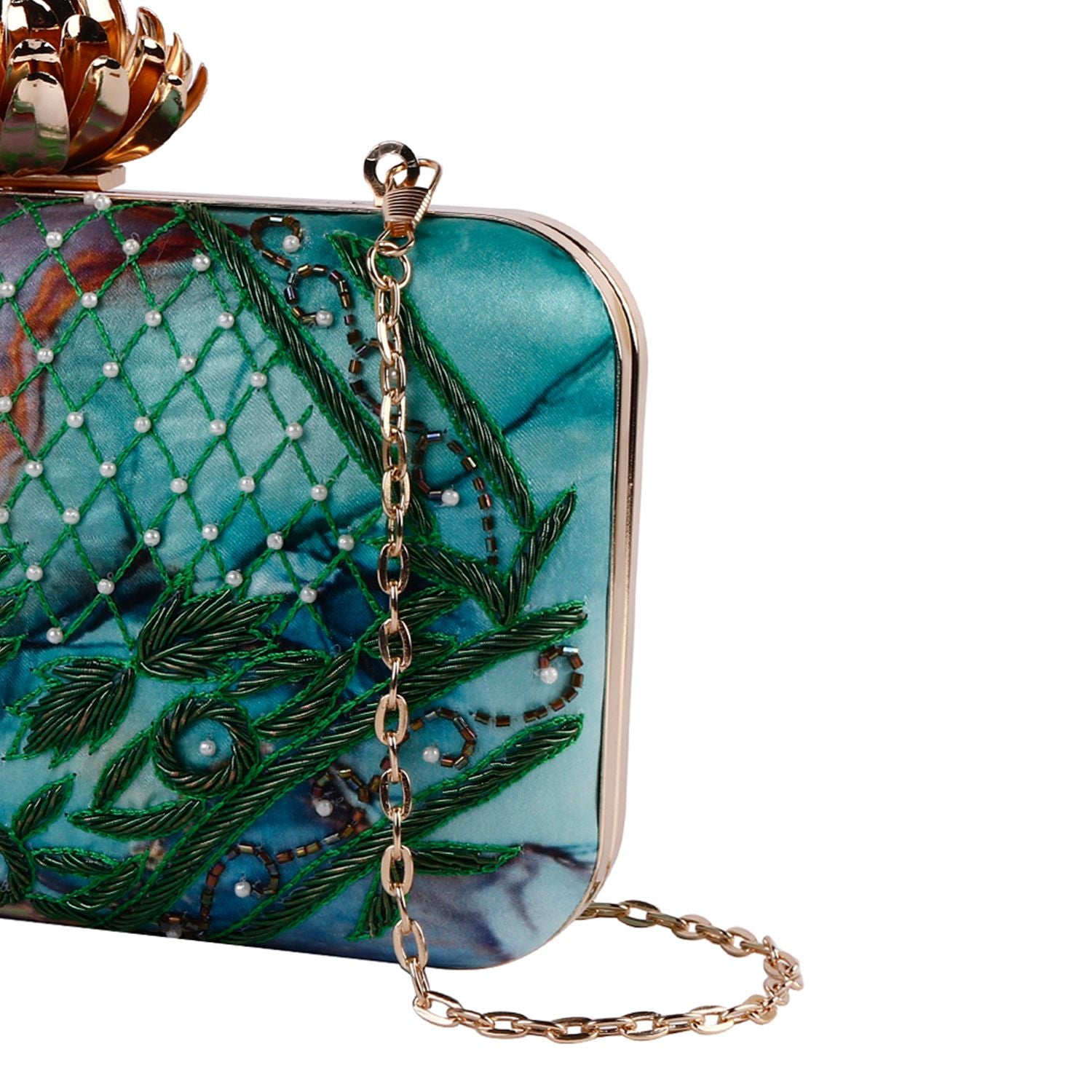 Swisni Embroidered Clutches - SWIS-826 - Detail View 4