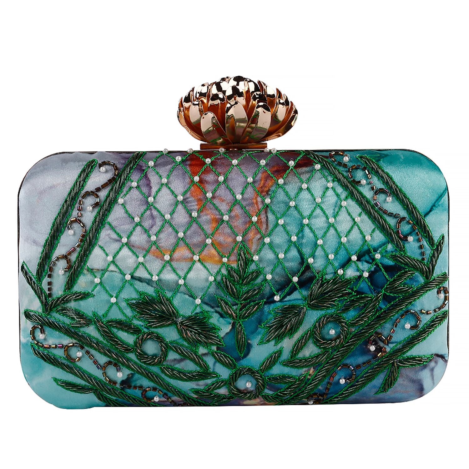 Swisni Embroidered Clutches - SWIS-826 - Detail View 5