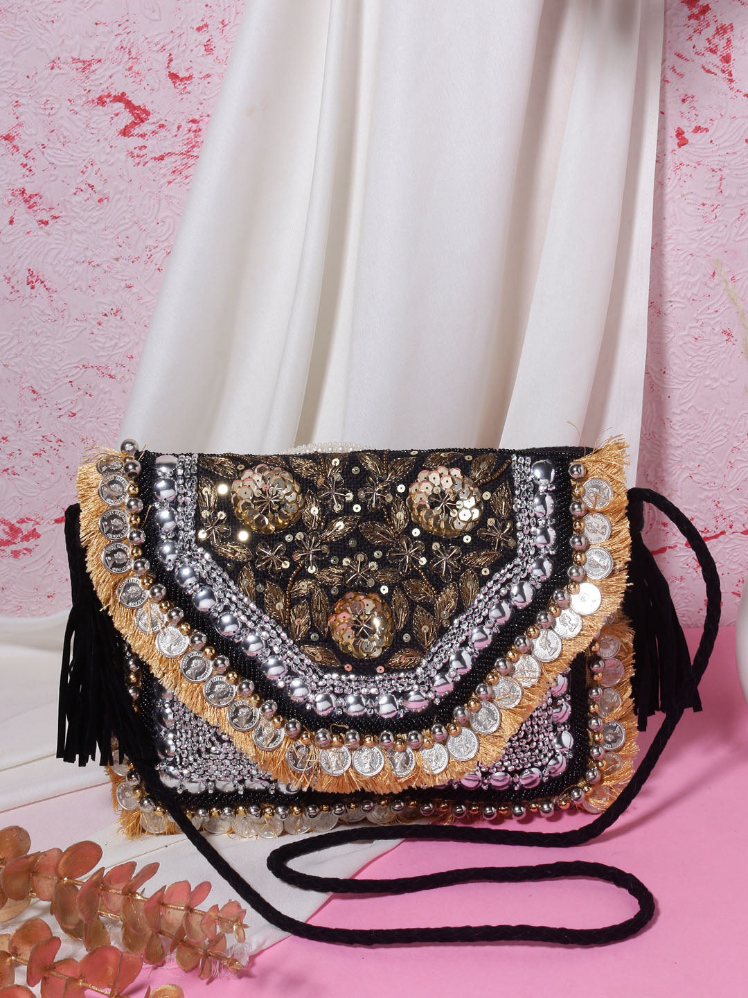 Swisni Banjara Boho Bag - SWIS-841 - Detail View 13