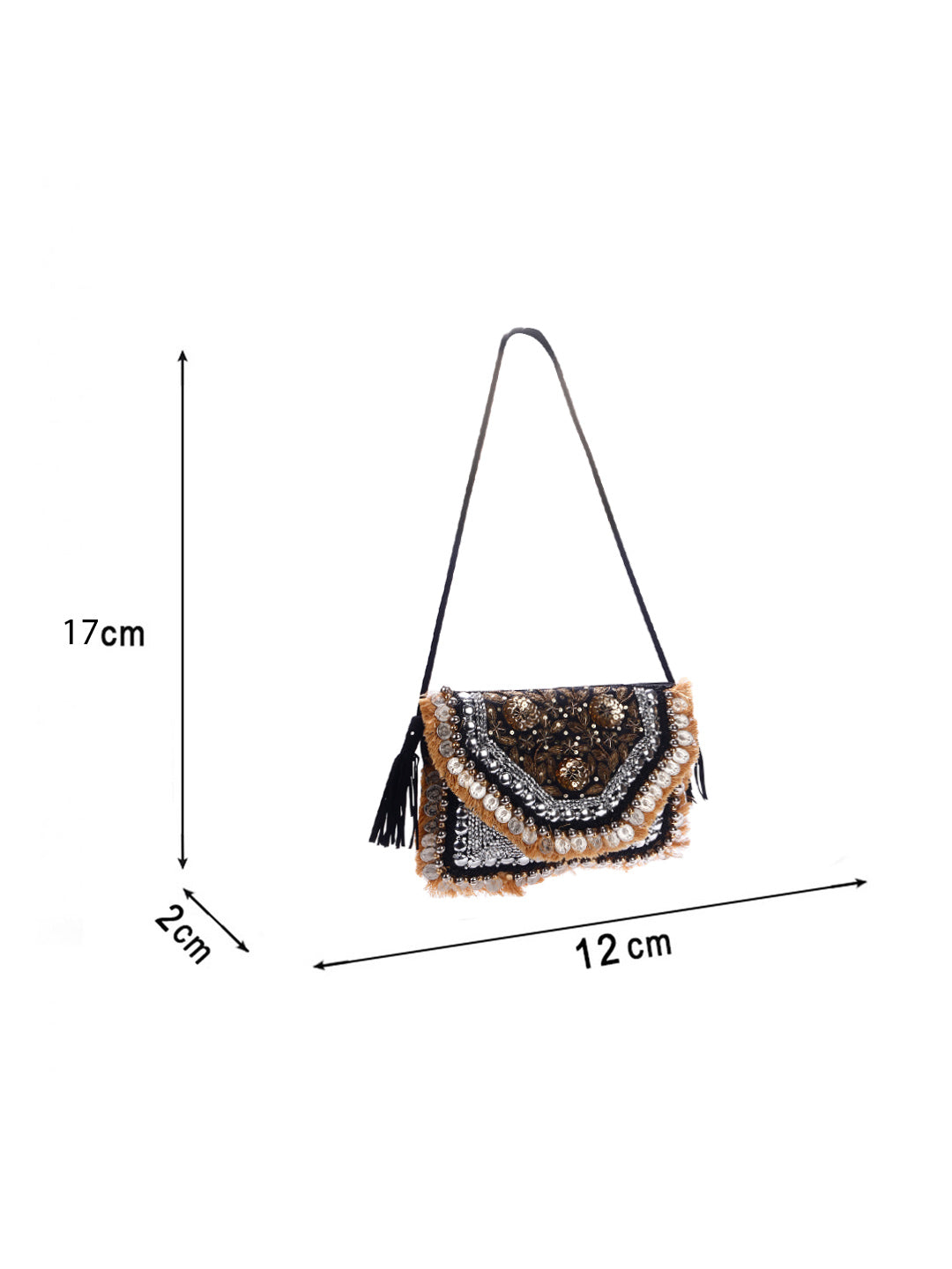 Swisni Banjara Boho Bag - SWIS-841 - Detail View 14