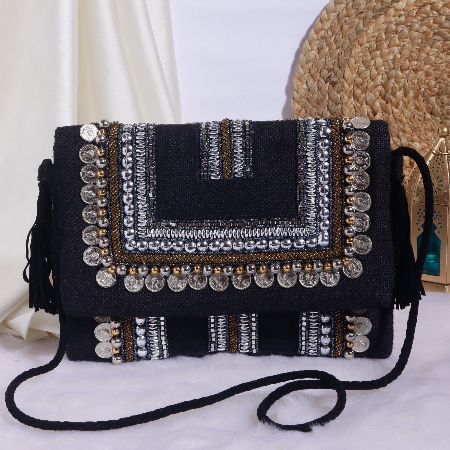 Swisni Banjara Boho Bag - SWIS-843 - Detail View 6