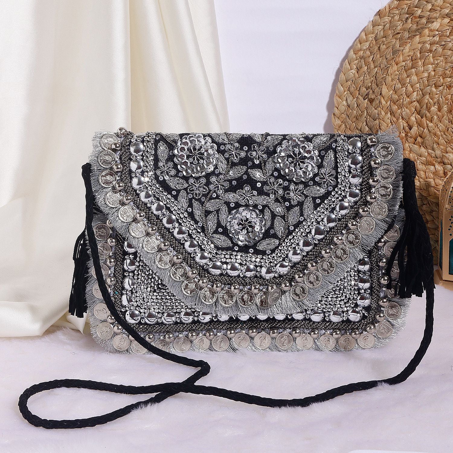 Swisni Banjara Boho Bag - SWIS-846 - Detail View 6
