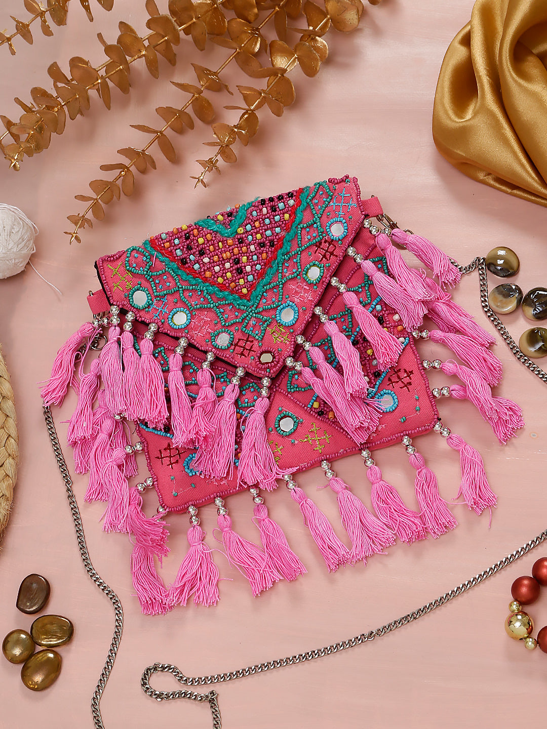 Swisni Banjara Boho Bag - SWIS-850 - Detail View 15