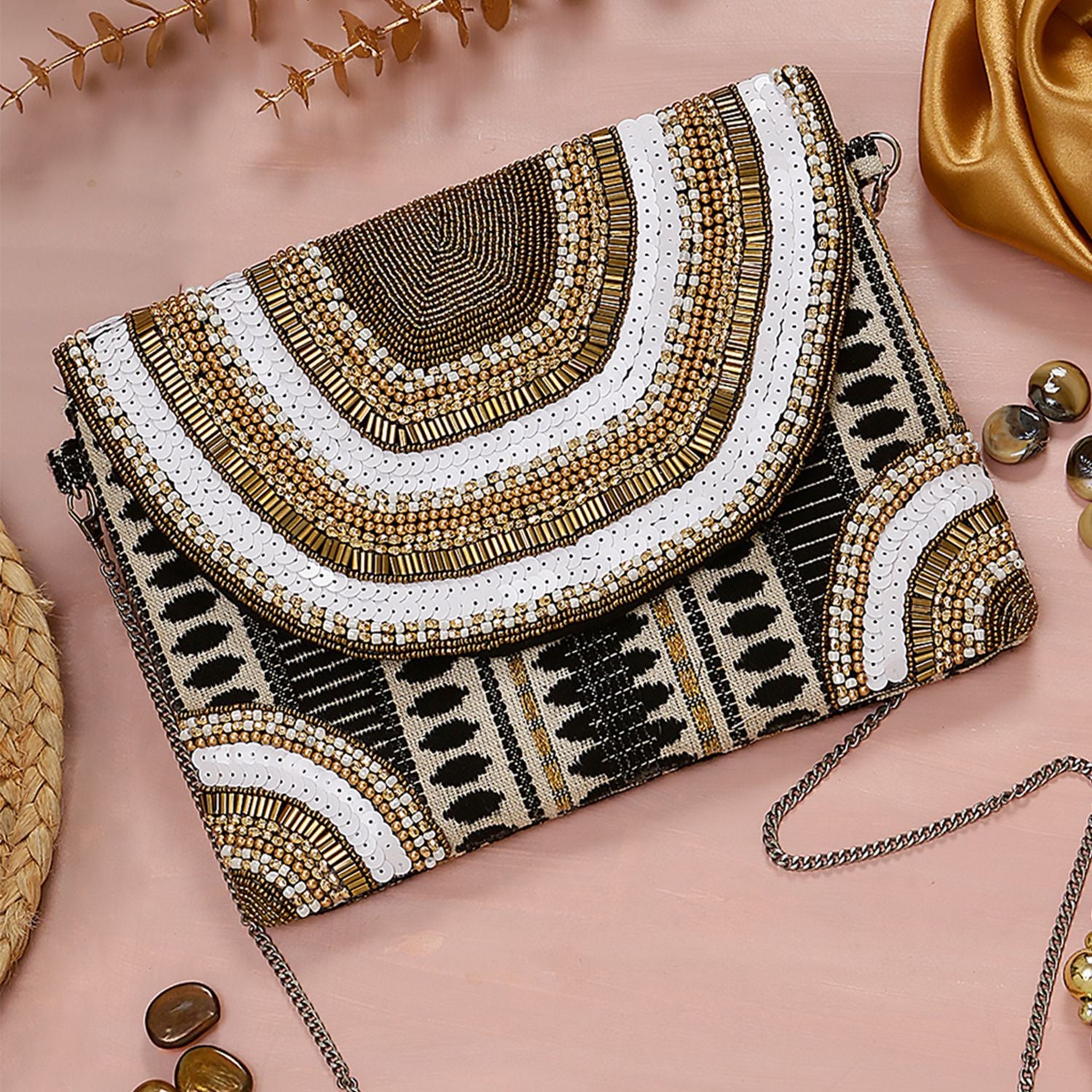 Swisni Beaded Clutches - SWIS-851 - Detail View 7