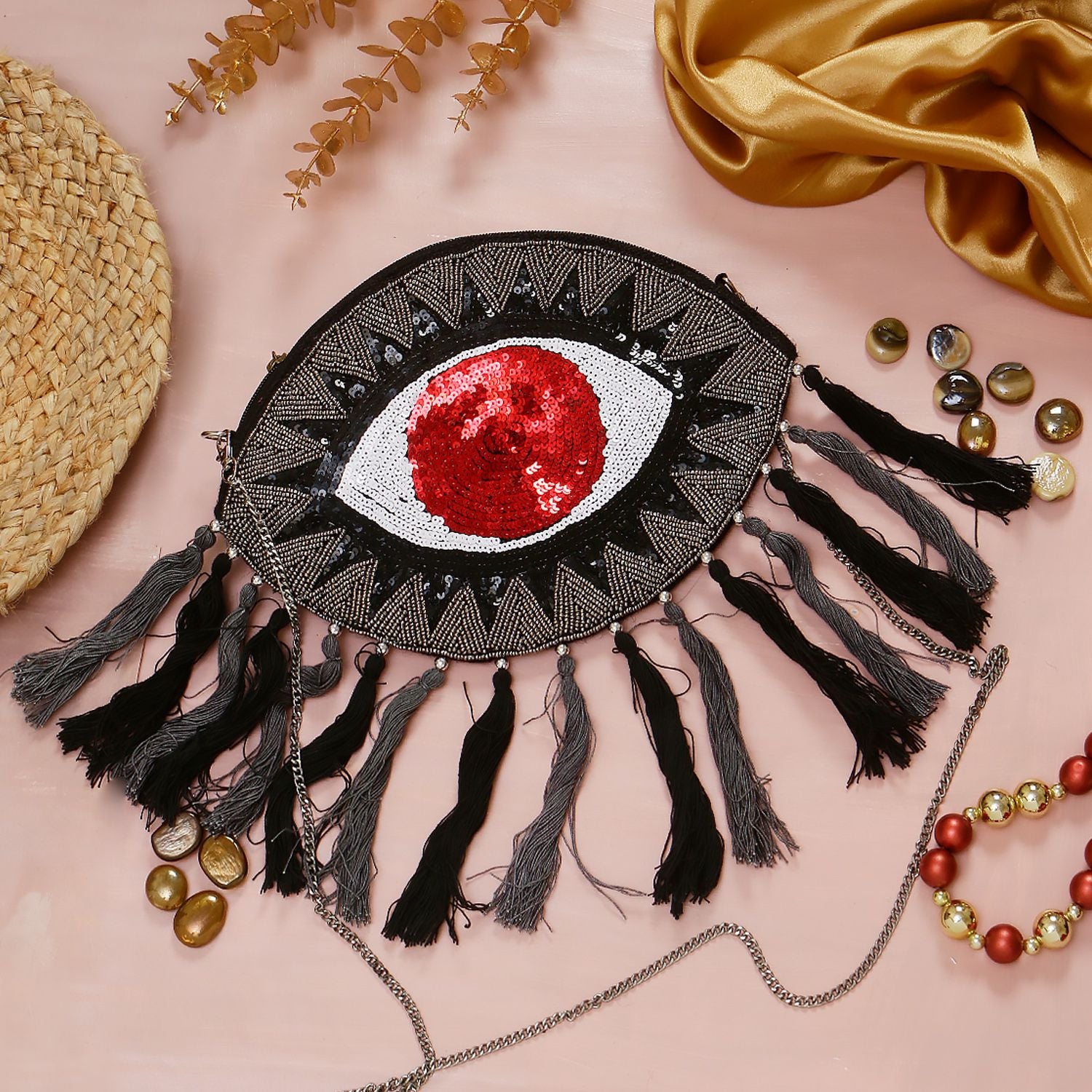 Swisni Banjara Boho Bag - SWIS-853 - Detail View 7