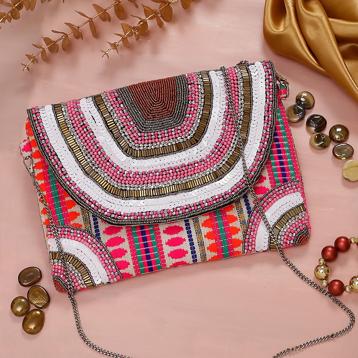 Swisni Beaded Clutches - SWIS-856 - Detail View 7