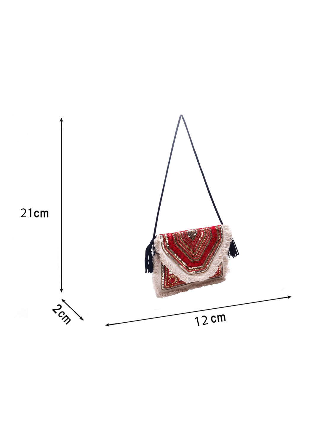 Swisni Banjara Boho Bag - SWIS-860 - Detail View 14