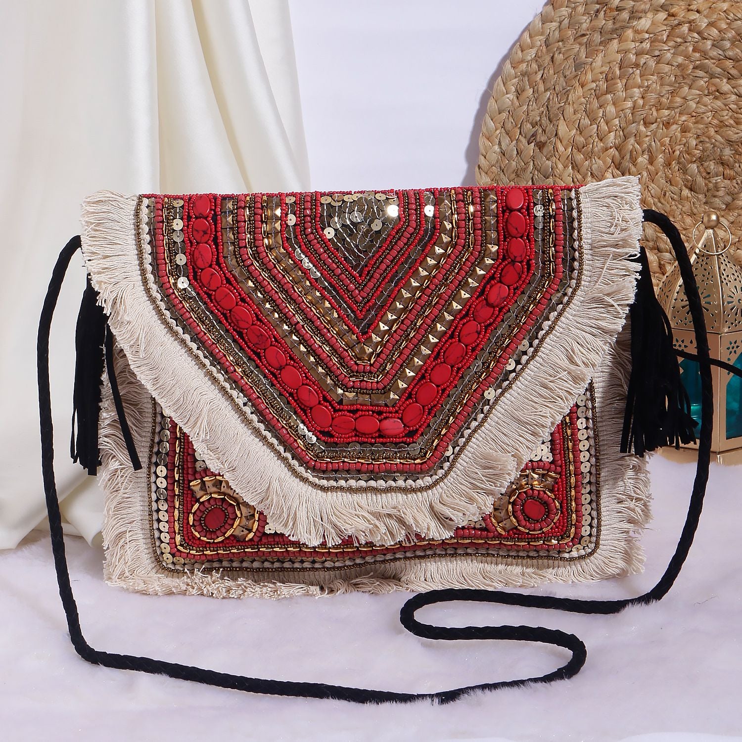 Swisni Banjara Boho Bag - SWIS-860 - Detail View 6