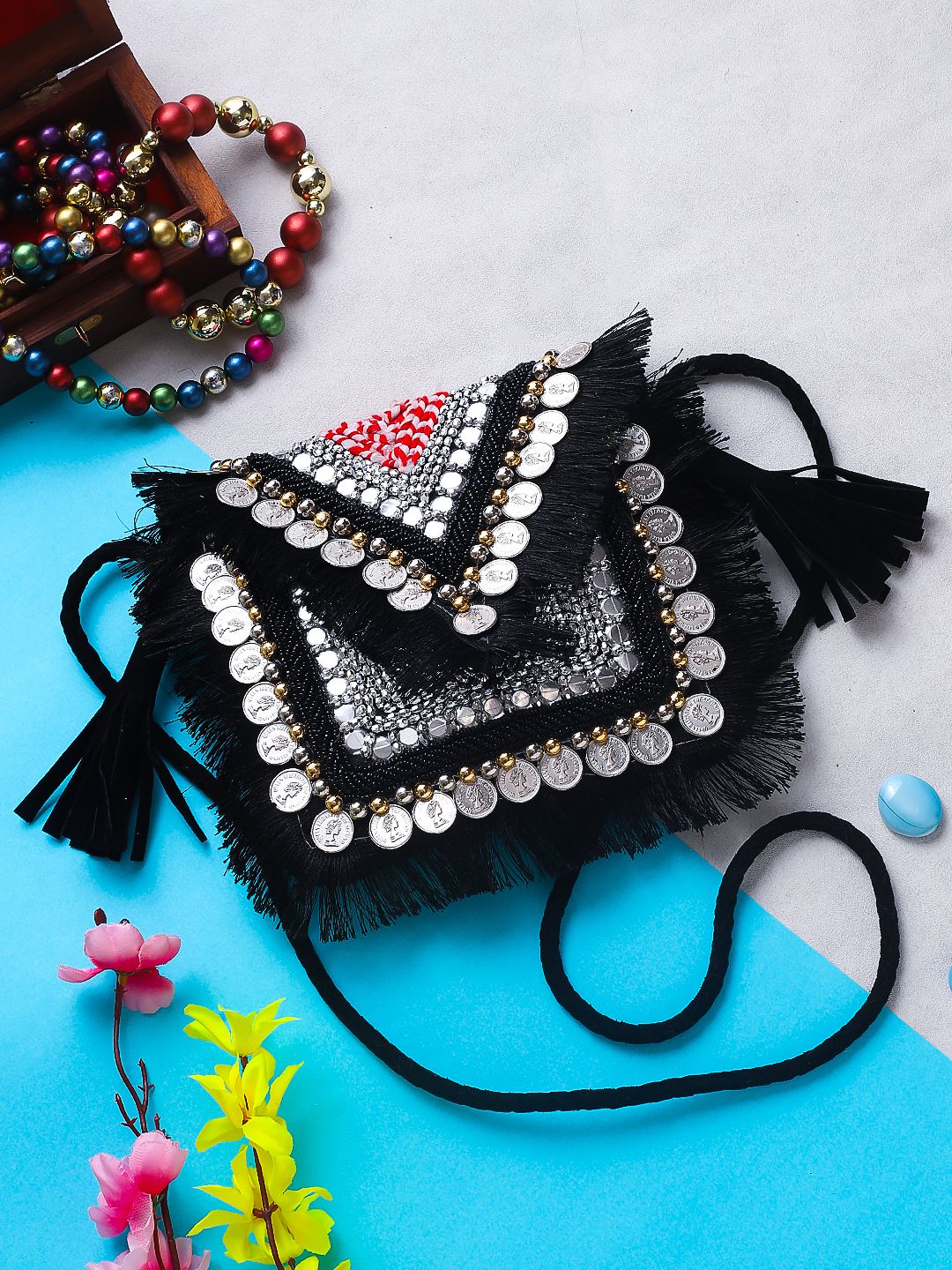 Swisni Banjara Boho Bag - SWIS-898 - Detail View 14
