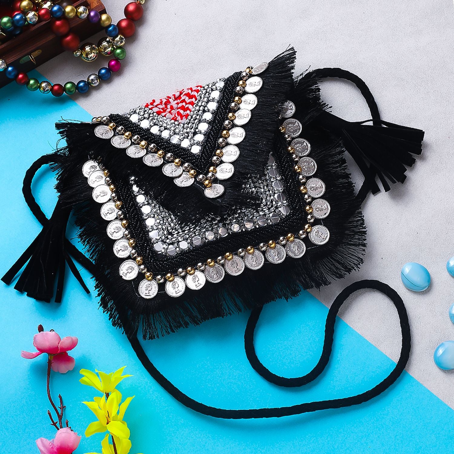 Swisni Banjara Boho Bag - SWIS-898 - Detail View 7