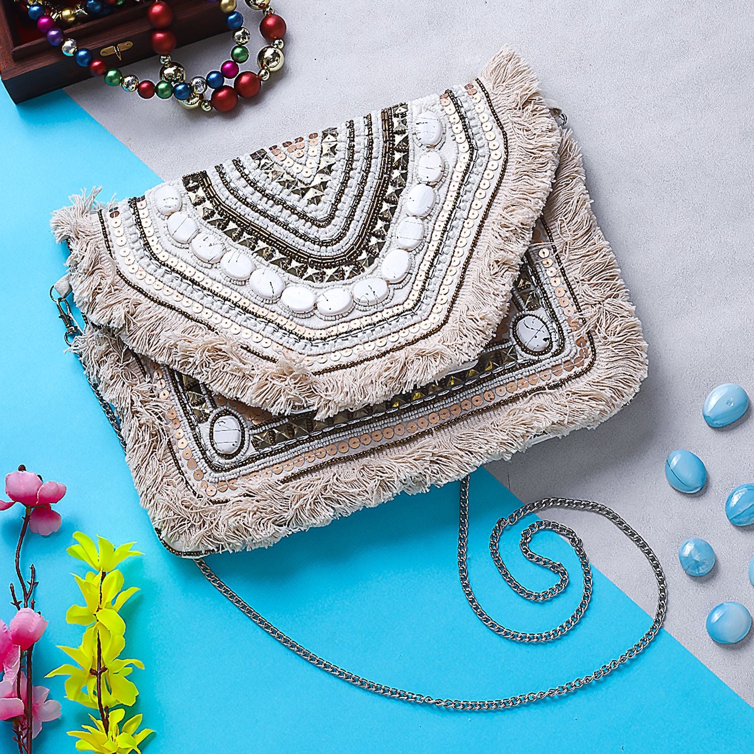 Swisni Banjara Boho Bag - SWIS-899 - Detail View 7