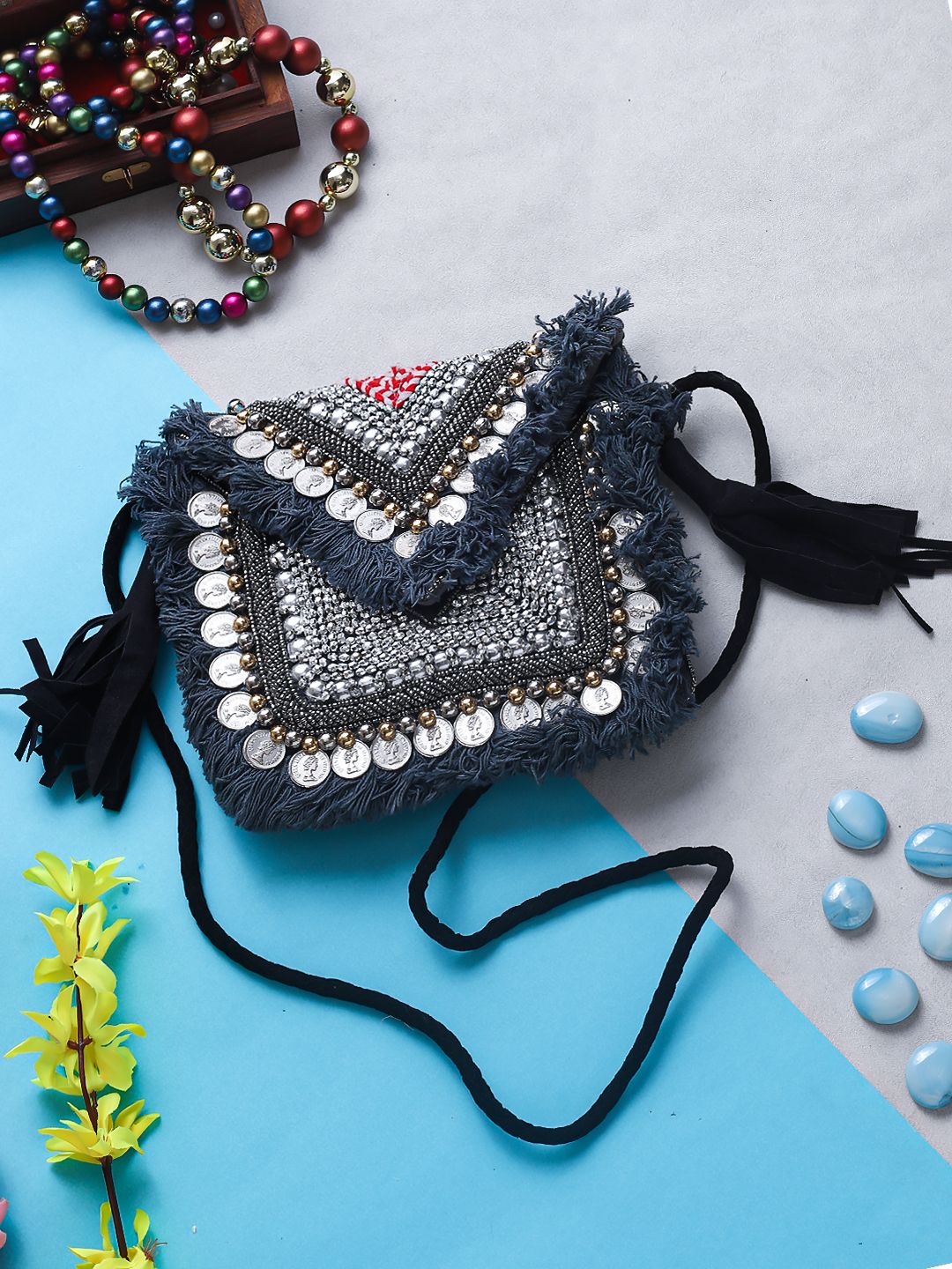 Swisni Banjara Boho Bag - SWIS-902 - Detail View 14