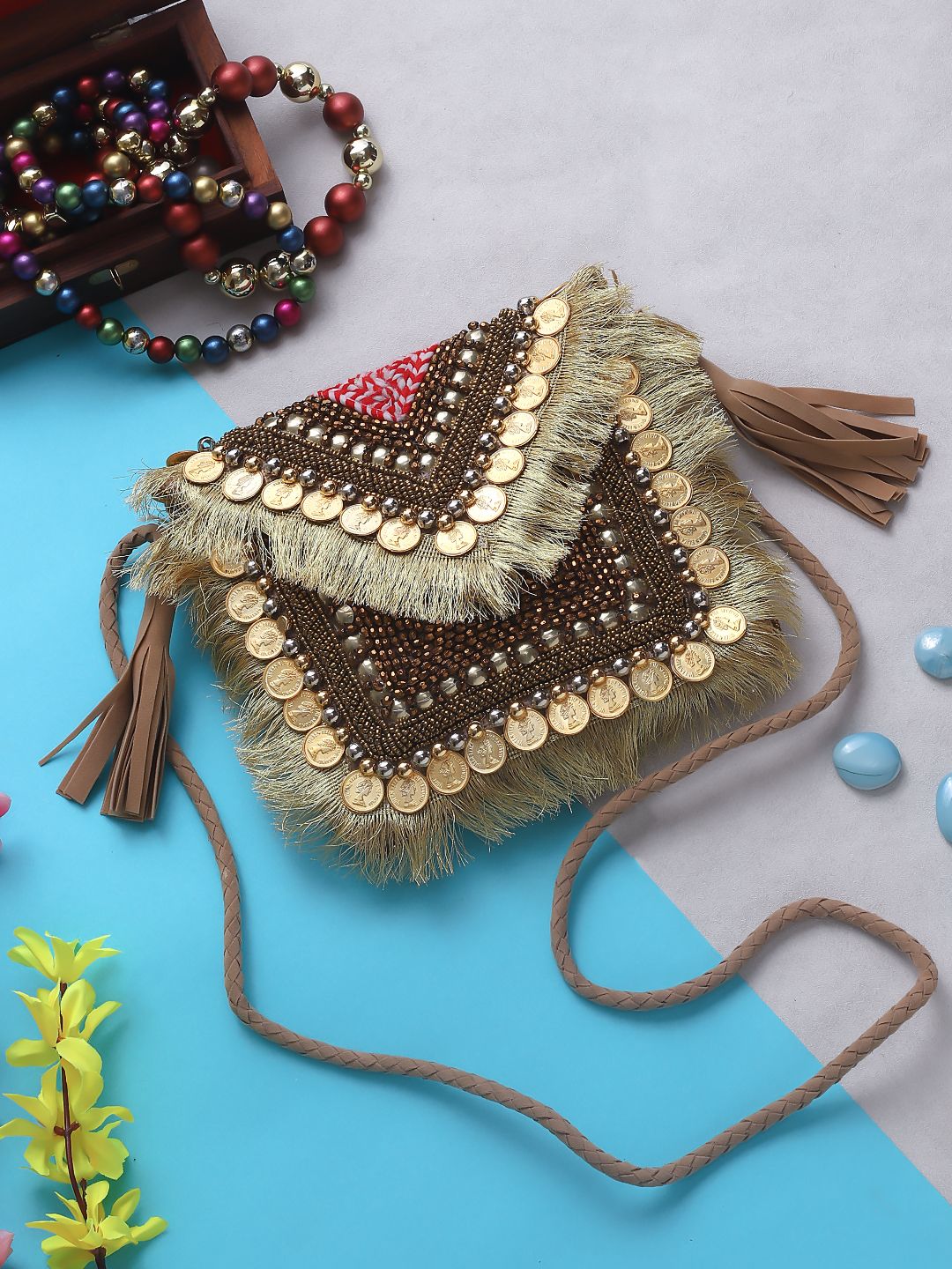 Swisni Banjara Boho Bag - SWIS-903 - Detail View 14