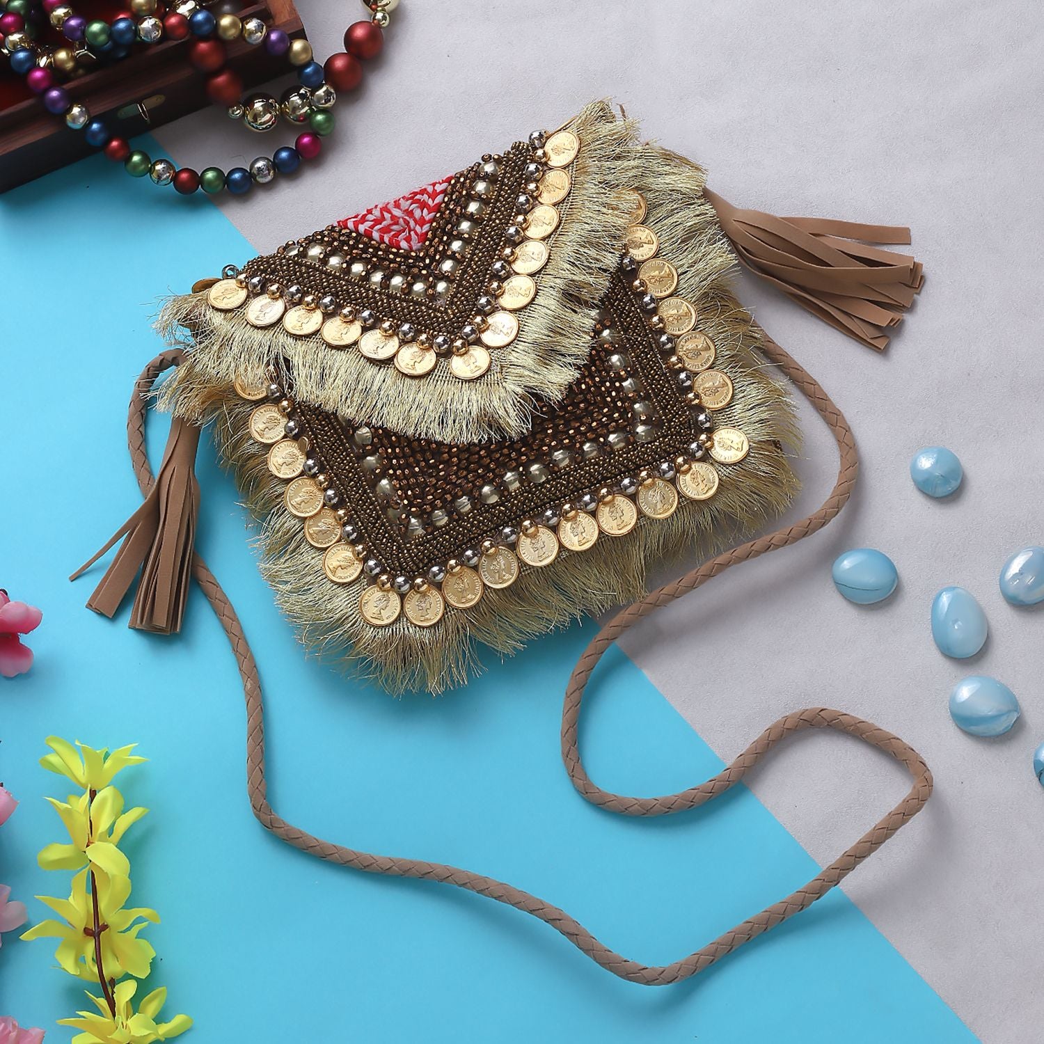 Swisni Banjara Boho Bag - SWIS-903 - Detail View 7
