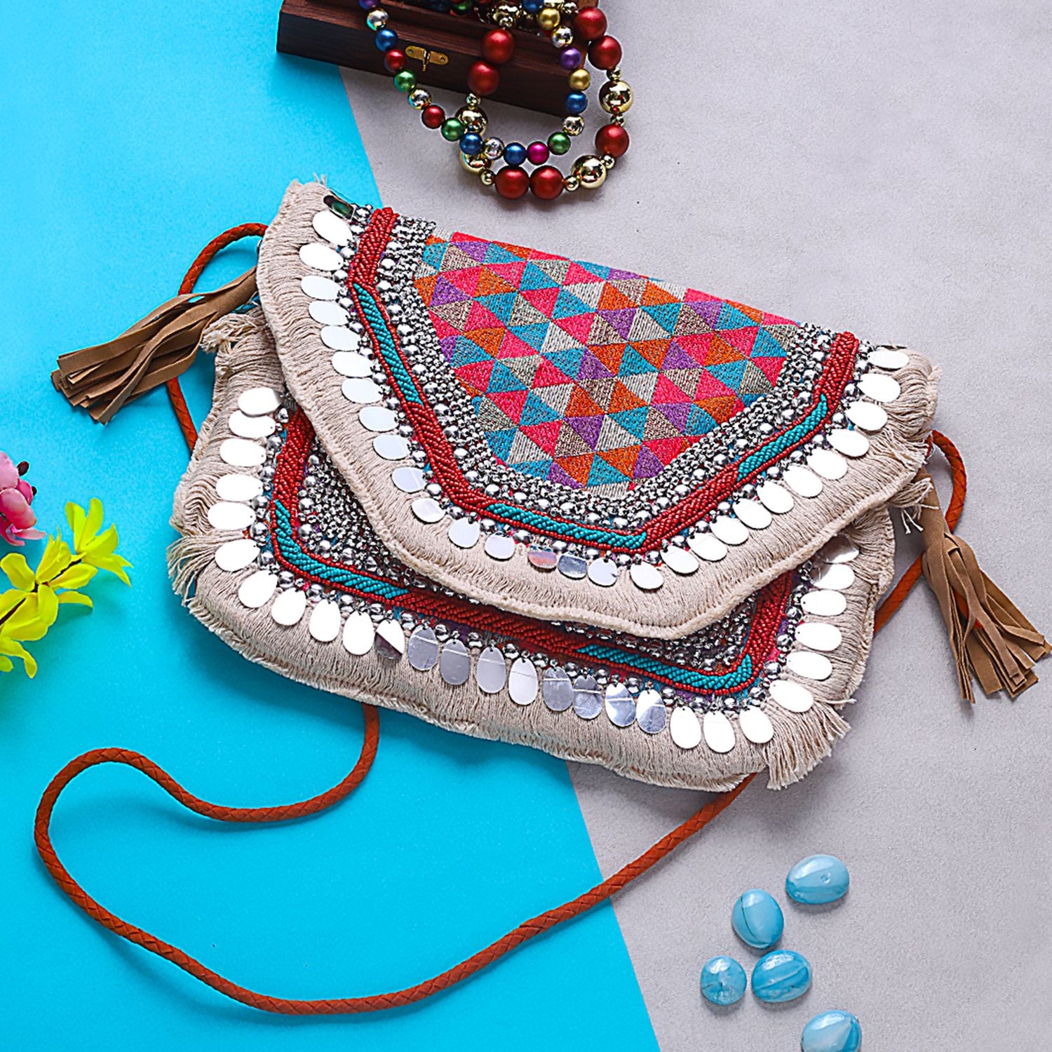 Swisni Banjara Boho Bag - SWIS-904 - Detail View 2