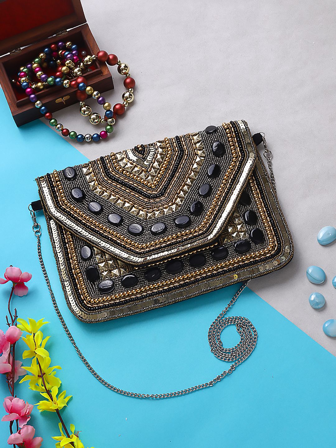 Swisni Banjara Boho Bag - SWIS-905 - Detail View 8