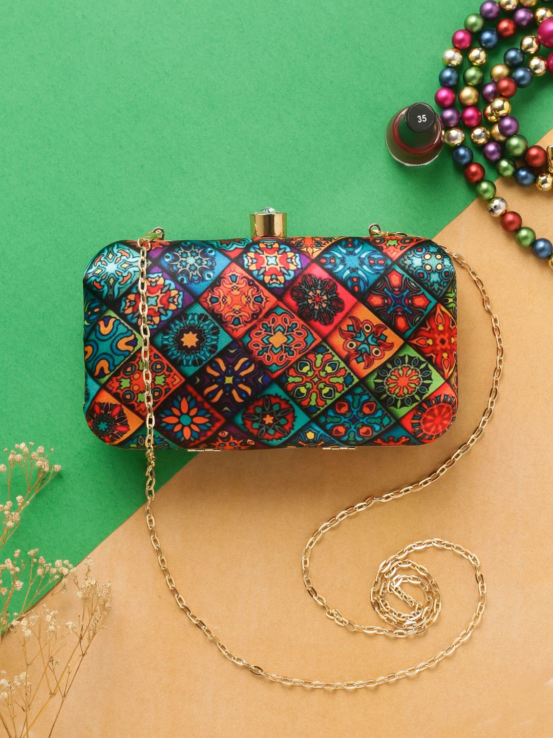 Swisni Printed Clutches - SWIS-906 - Creative View