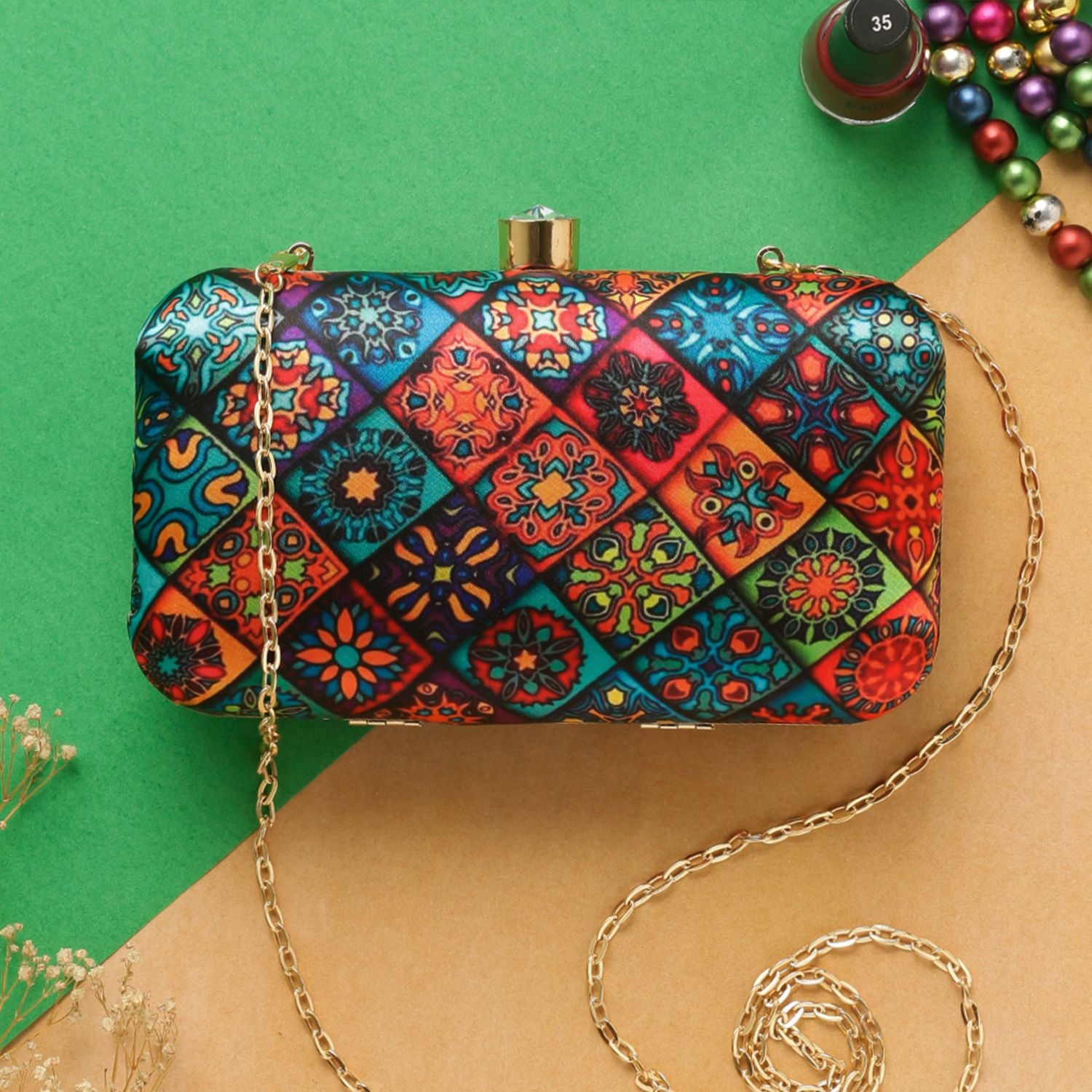 Swisni Printed Clutches - SWIS-906 - Detail View 2