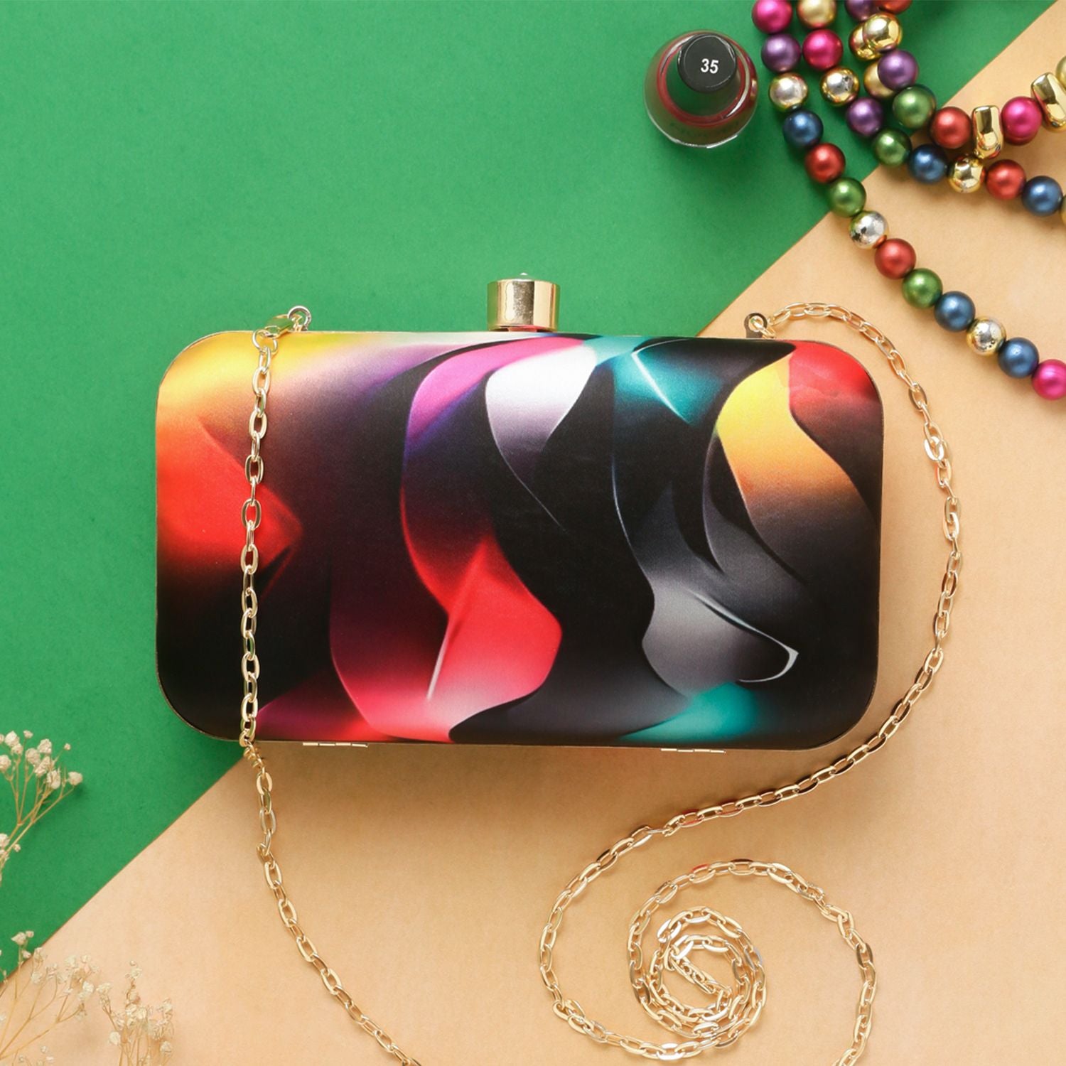Swisni Printed Clutches - SWIS-908 - Detail View 2