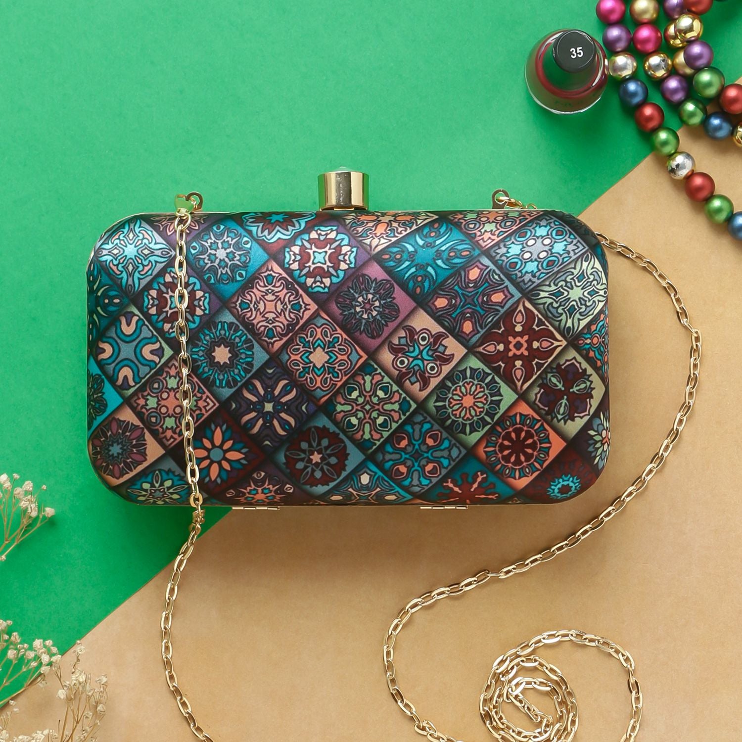 Swisni Printed Clutches - SWIS-909 - Creative View