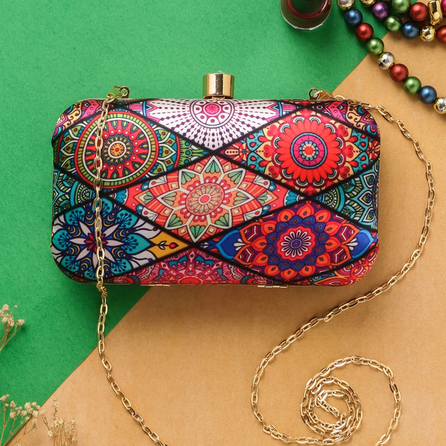 Swisni Printed Clutches - SWIS-910 - Creative View