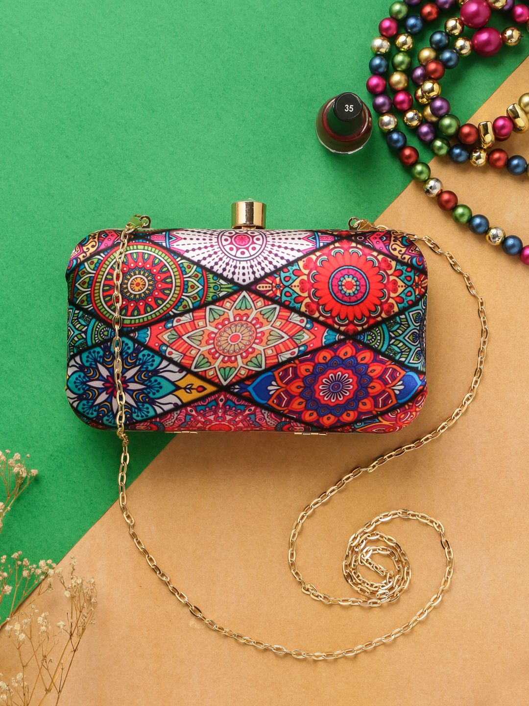 Swisni Printed Clutches - SWIS-910 - Detail View 2