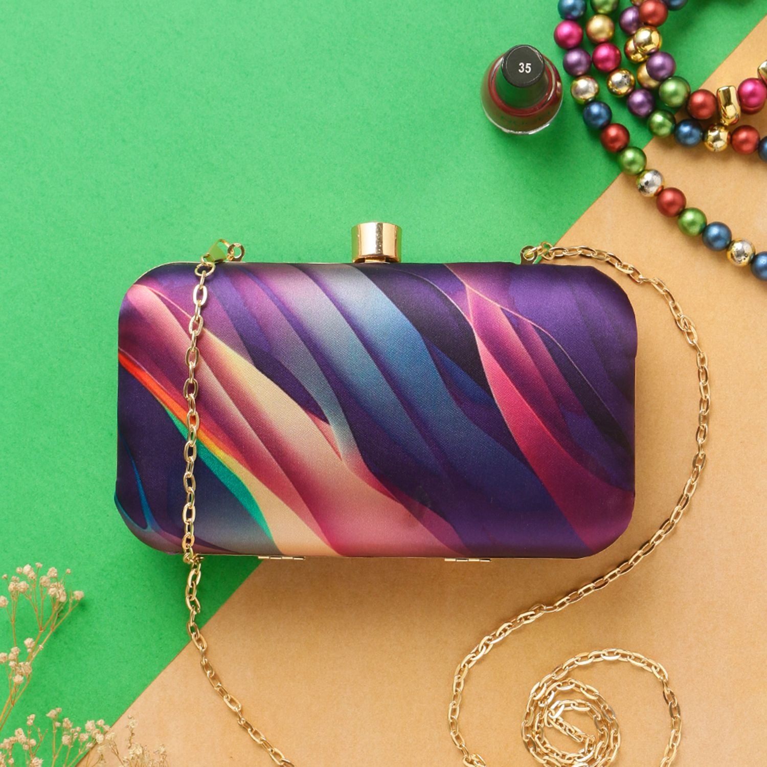 Swisni Printed Clutches - SWIS-911 - Creative View