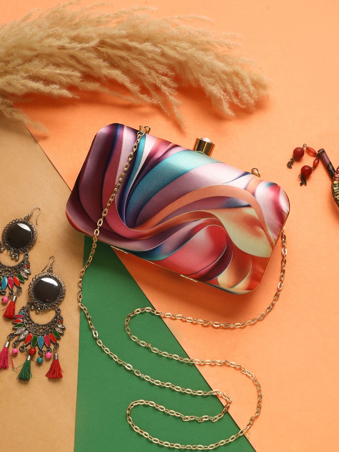 Swisni Printed Clutches - SWIS-912 - Creative View