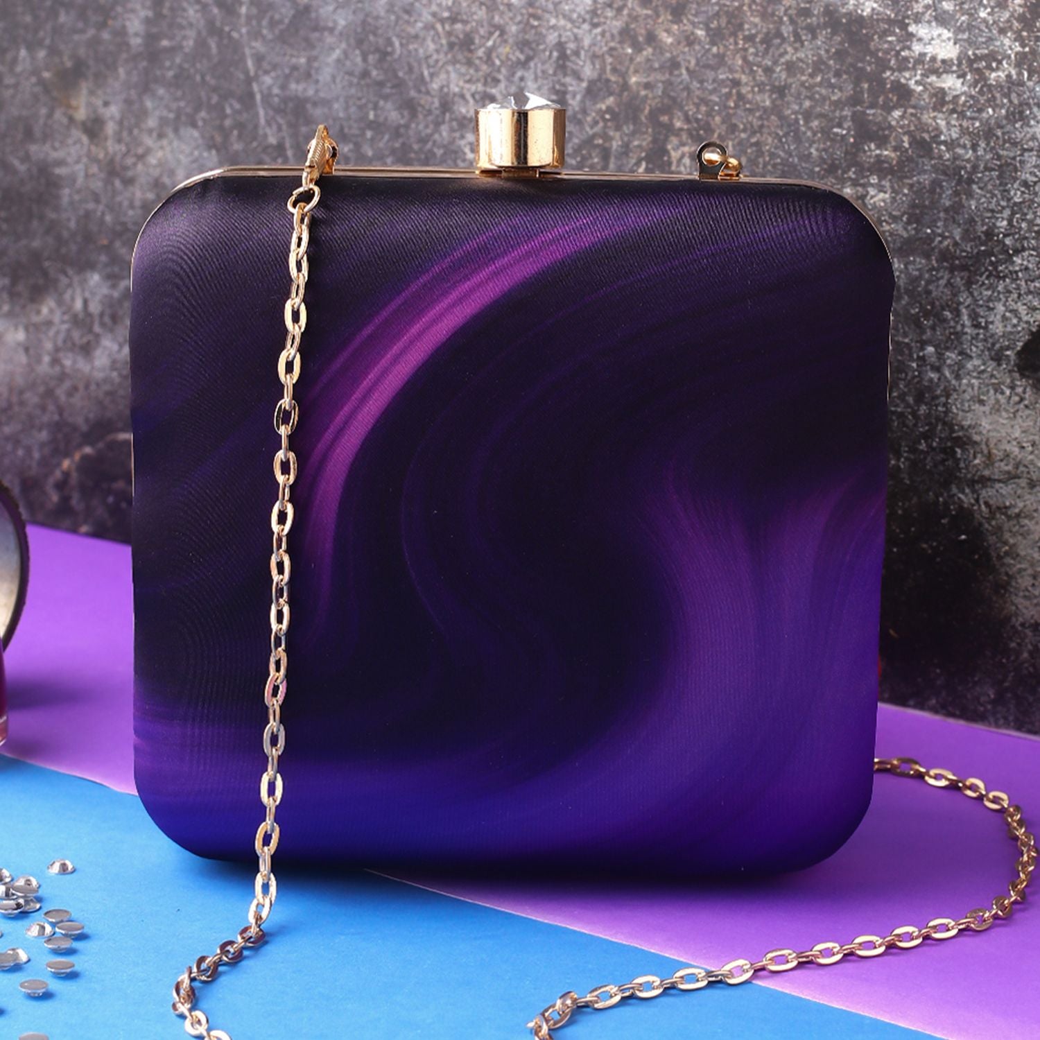 Swisni Printed Clutches - SWIS-917 - Creative View