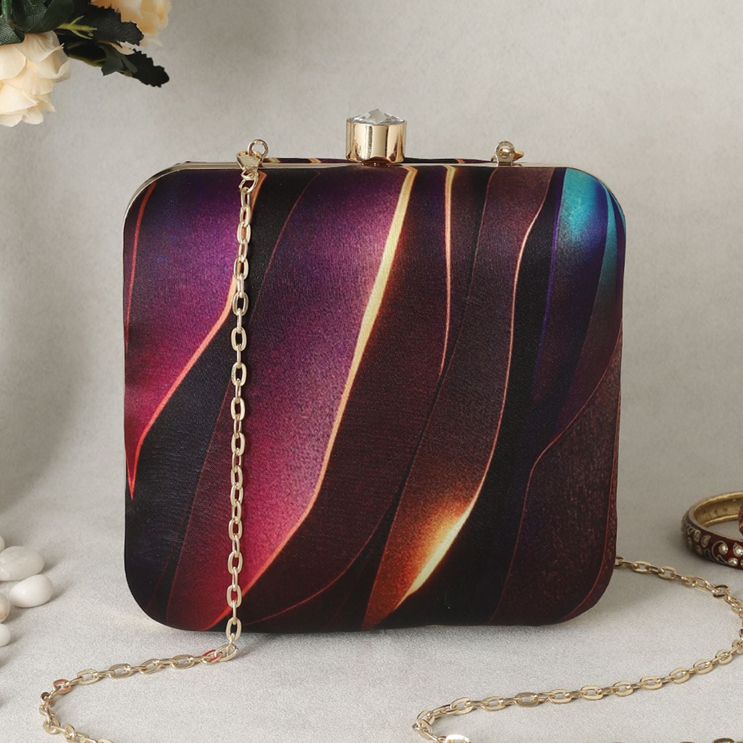 Swisni Printed Clutches - SWIS-921 - Creative View