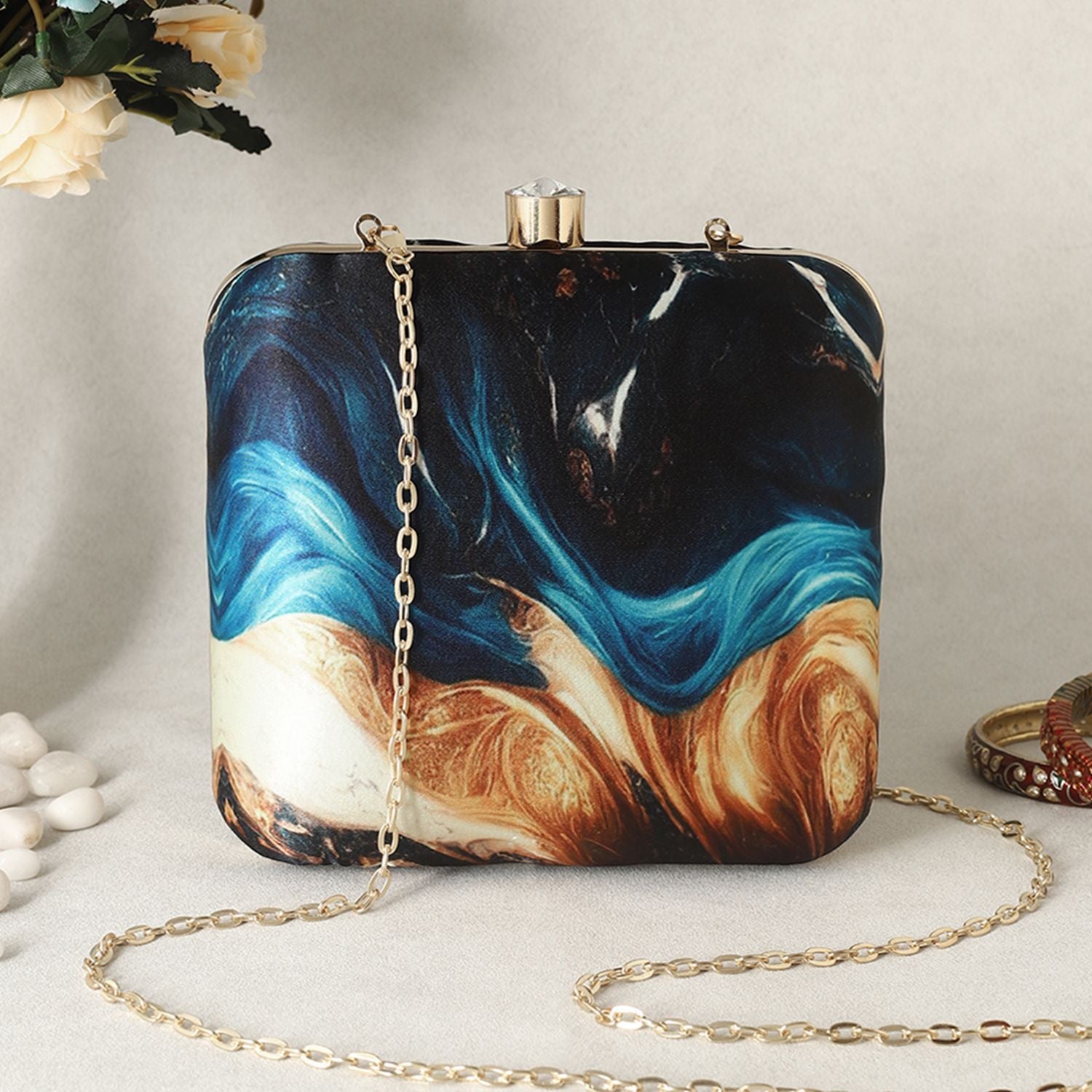 Swisni Printed Clutches - SWIS-923 - Creative View