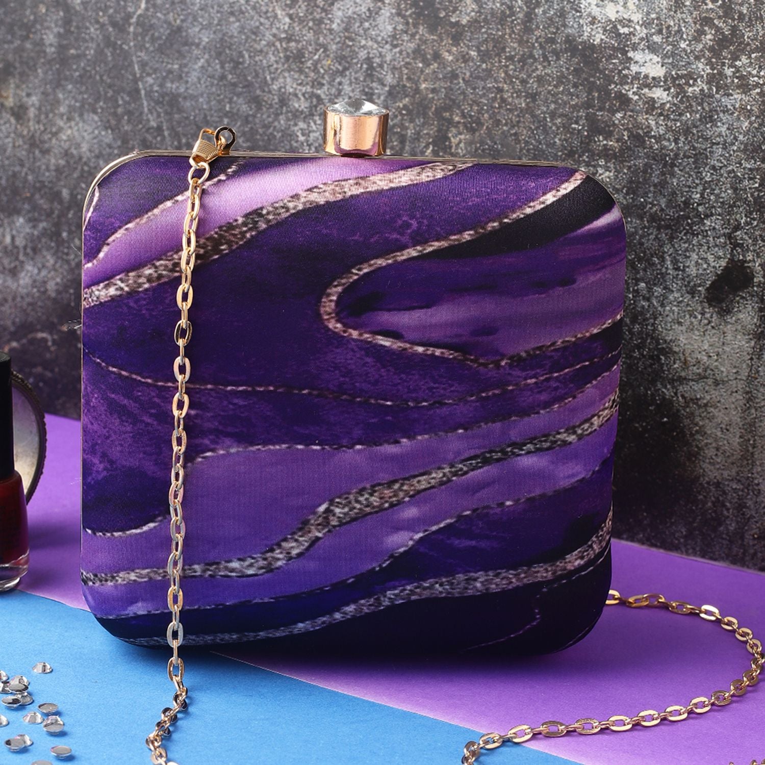 Swisni Printed Clutches - SWIS-924 - Detail View 2