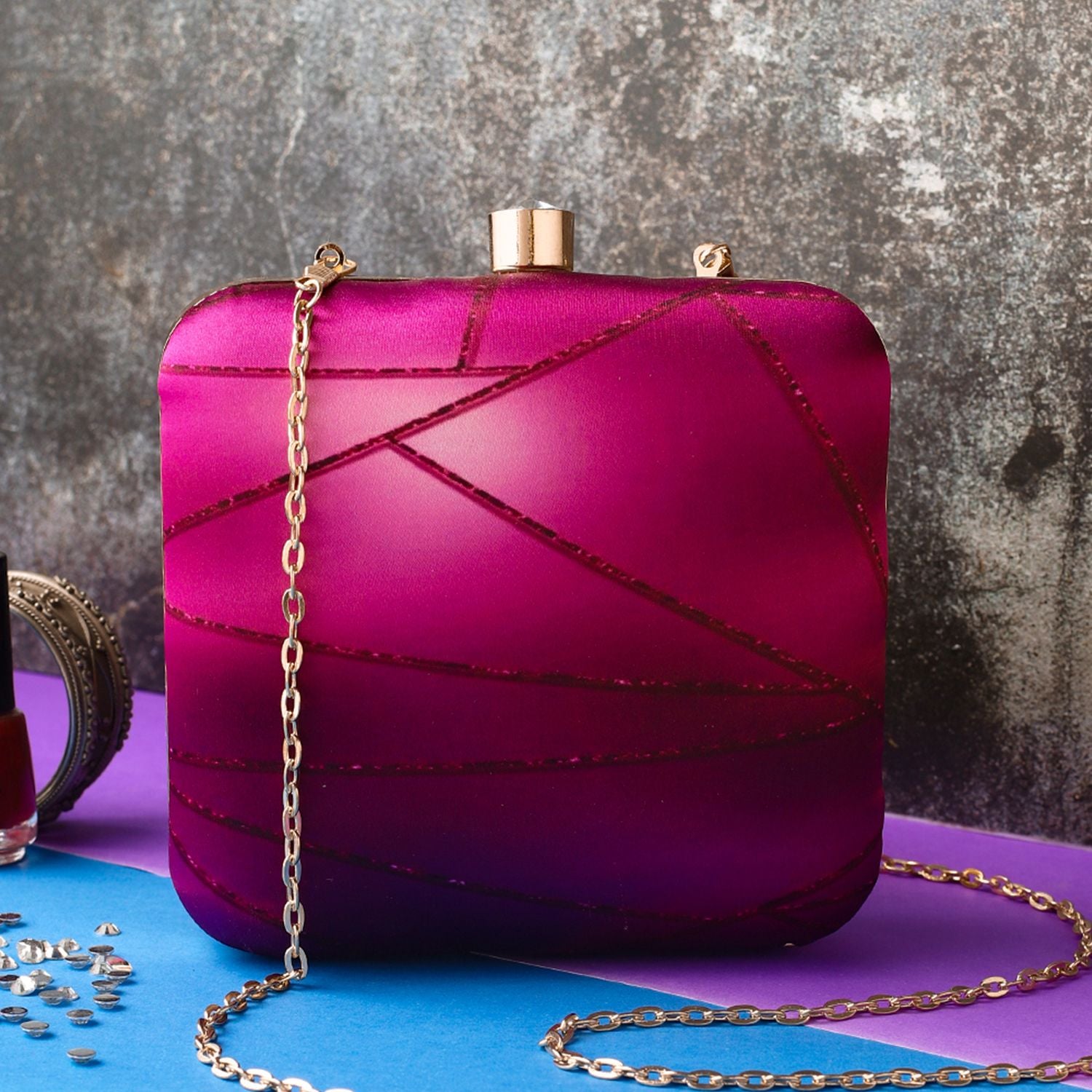 Swisni Printed Clutches - SWIS-925 - Creative View