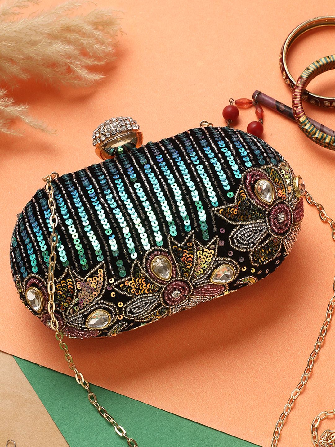 Swisni Embroidered Clutches - SWIS-927 - Detail View 9