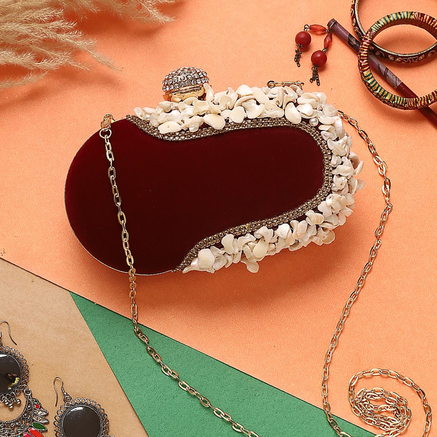 Swisni Embroidered Clutches - SWIS-928 - Creative View