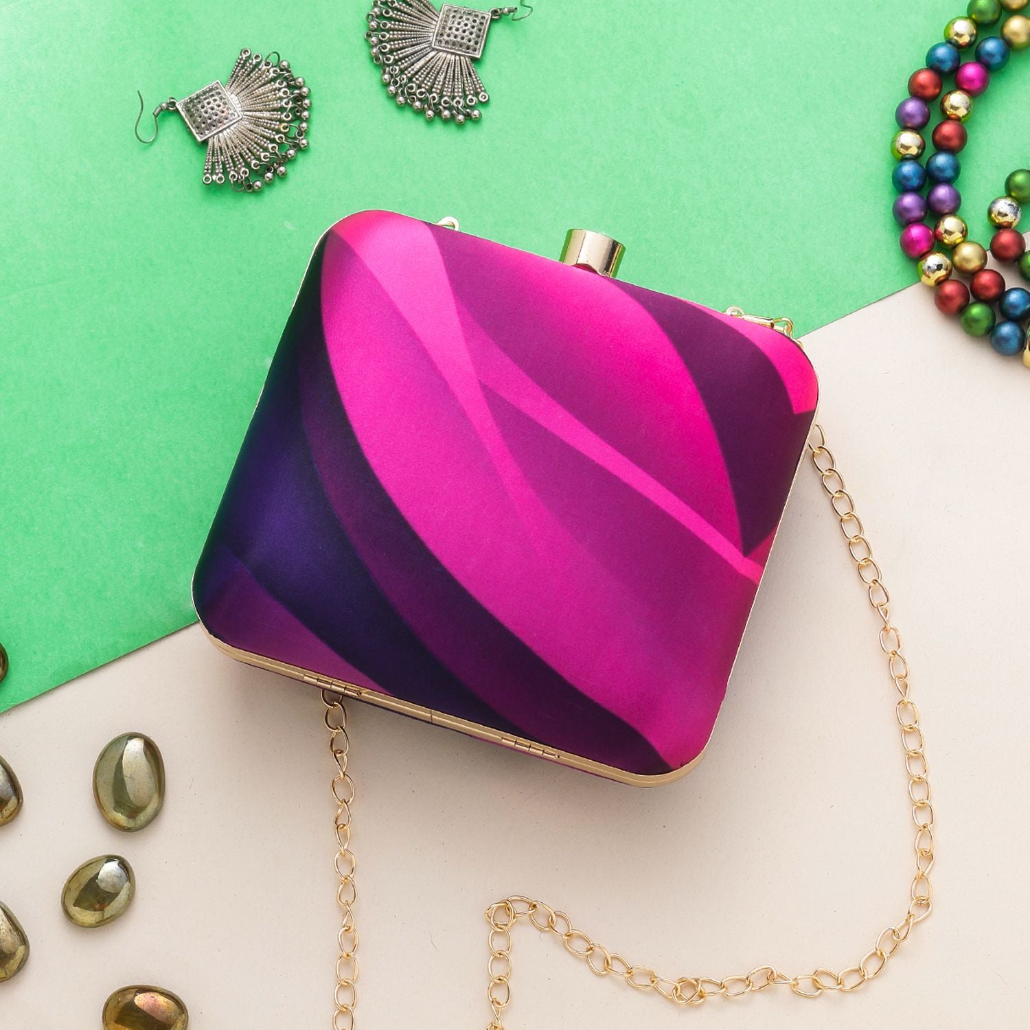 Swisni Printed Clutches - SWIS-959 - Detail View 8